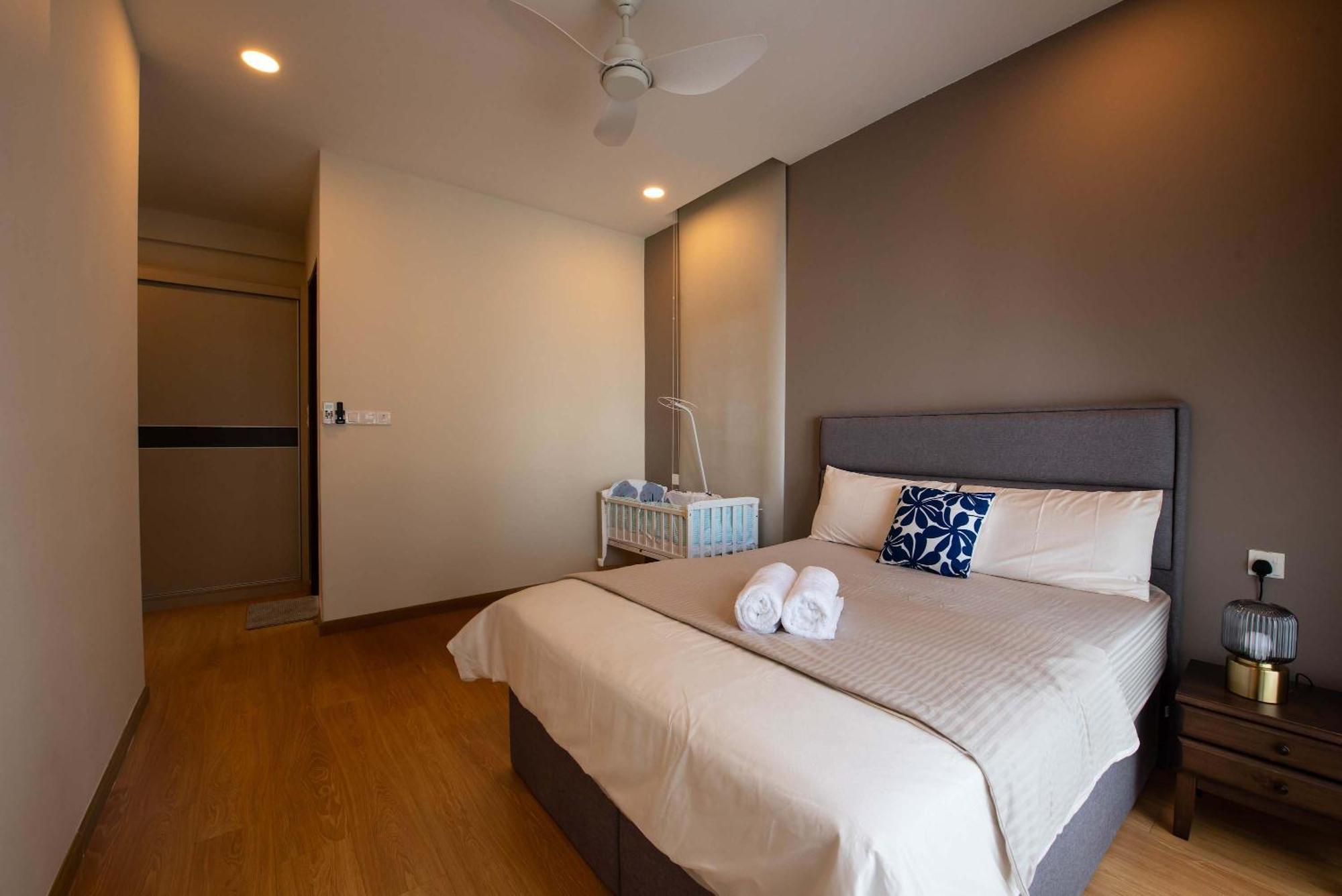 Comfy 3Br Apt In Danga Bay Free Parking Sea View Johor Bahru Kültér fotó